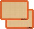 Silicone Baking Mat - Best German Silicone - Non Slip Silicone Baking Sheet, Non Stick Reusable Silicone Mats for Baking, Oven Liner