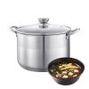 Multipurpose 12 qt Stockpot with Glass Lid for Soups/Stews