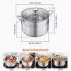 Multipurpose 12 qt Stockpot with Glass Lid for Soups/Stews