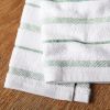 Kitchen Towel 4-Pack Set, Pistachio/White, 16"x26"