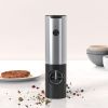 Electric Salt & Pepper Grinder Set,  USB-C Rechargeable with LED Light & Charging Dock, 5 Adjustable Coarseness Settings