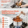 Multipurpose 12 qt Stockpot with Glass Lid for Soups/Stews