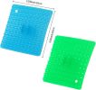 Vegetable Brush Scrubber for Food â€“ 3-Pack Multi-Color Vegetable Brush with Soft & Hard Bristles, Silicone Handle Potato Scrubber