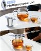 Tea Infuser for Loose Leaf Tea,Stainless Steel Tea Infuser with Heat Proof Silicone Handles