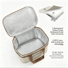 S-sized insulated storage bag, thick aluminum foil waterproof lunch cooler tote bag with reinforced handle